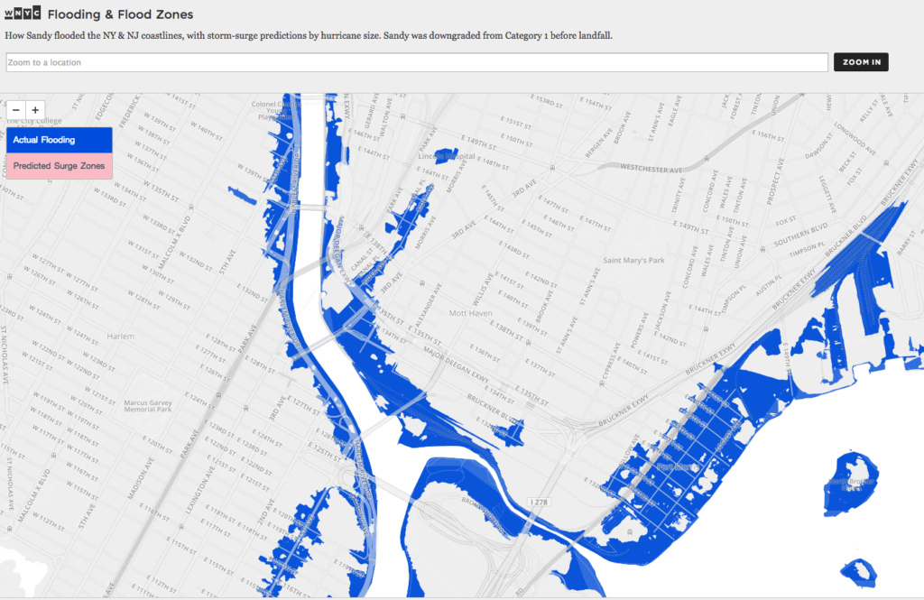 NYC Flooding Flood Zones_SouthBronx